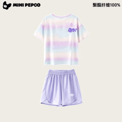 小猪班纳 短袖短裤运动套装 男女童夏季套装