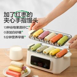 宝宝馋了 手指馒头*3+红枣夹心手指馒头*3儿童早餐半成品宝宝婴幼儿辅食谱