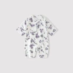 巴厘小猪 新生儿衣服薄款空调服睡衣连体衣