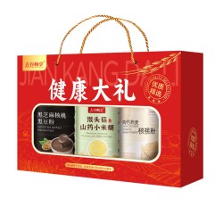 五谷畅享 黑芝麻核桃桑葚粉 600g 罐装
