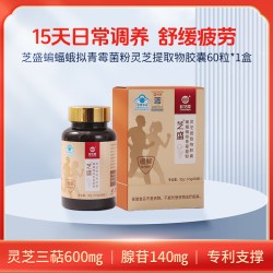 仙芝楼 芝盛蝙蝠蛾拟青霉菌粉灵芝提取物胶囊 0.5g*60粒