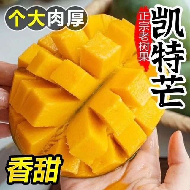 松原产业 凯特芒 国产大脸芒果 9斤