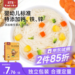 豆丁盒 婴幼儿高钙碎碎面100g*1盒