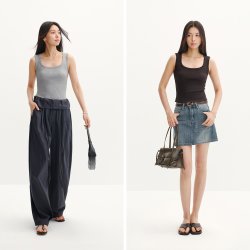 森马 背心女夏季短款U领纯色凉感紧身内搭2026新款简约风百搭上衣