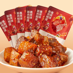 三只松鼠 蜀香牛筋肉麻辣牛肉 60g*2袋 尝鲜装