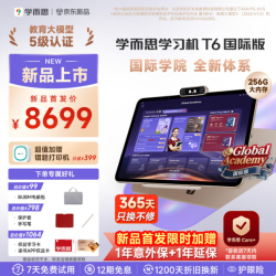 学而思网校 新概念旗舰 T6国际版 AI学习机 13.9英寸 8GB+256GB