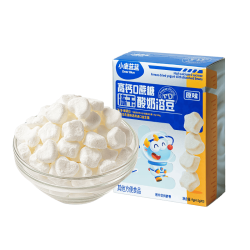 小鹿蓝蓝 高钙0蔗糖冻干酸奶溶豆宝宝零食高钙酸奶溶豆/原味/9g