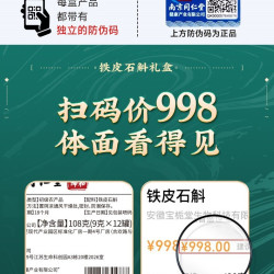 六和乾坤 DR.CHU 初医生 铁皮石斛礼盒 108g 9g*12罐