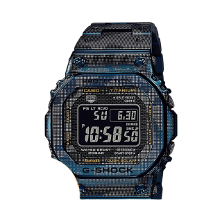 CASIO 卡西欧 G-SHOCK金属进化系列 43.2毫米太阳能电波腕表 GMW-B5000TCF-2