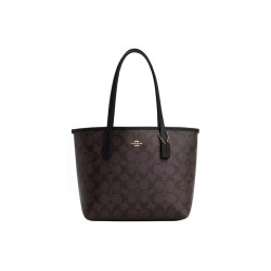 COACH City 23经典老花按扣托特包Tote包