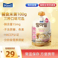 每日 妈咪芽儿童辅食米粥 100g 扇贝豆腐100g/袋(效期到10月10日)