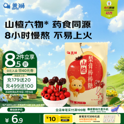 盖狮 山楂梨膏棒棒糖40g六物膏水果棒棒糖儿童零食独立包装休闲零食