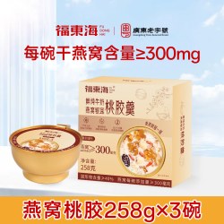 福東海 福东海 燕窝银耳桃胶羹 258g*3盒