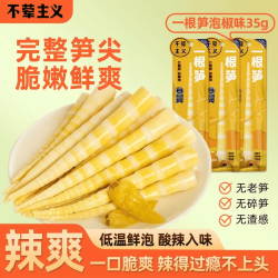 不荤主义 泡椒竹笋尖 35g*1袋