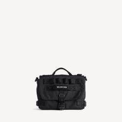 BALENCIAGA AARMY 男士品牌标识休闲邮差包