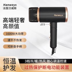 Hanweys 汉威斯 1600W 折叠大功率电吹风 HSD-81120 酒店专用