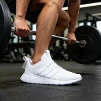 adidas 男鞋透气超轻舒适时尚百搭休闲运动鞋 EG3191