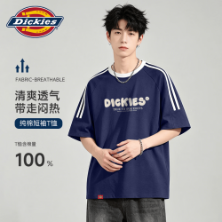 Dickies 男女款美式复古纯棉短袖T恤 2026