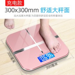 iSense 充电款电子秤体重秤家用精准人体秤小型耐用体重称家庭称重