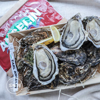 乐味到 法国安芝莲N1生蚝 鲜活贝类 12只木箱装+附刀