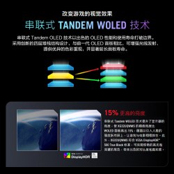 ROG 华硕ROG超神32 RGB 三代 OLED电脑显示器32英寸显示屏4K电竞240Hz