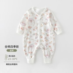 思萌 宝宝睡袋夏季薄款防踢被神器儿童分腿睡衣春夏透气家居服四季通用