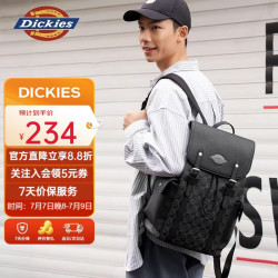 Dickies 男士时尚印花通勤双肩包 大容量防泼水电脑包