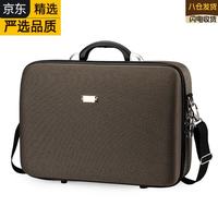 GIOIO 德国进口品牌手提箱密码工具箱结实装衣服行李箱小登机多功能收纳 驼色 硬壳防水耐磨 15寸