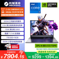 机械革命 极光X i7-13700HX RTX5060 16GB+1TB 灰色 游戏本