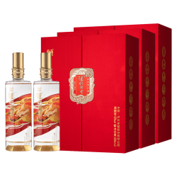 泸州老窖 泸州传奇！6瓶 繁华盛世礼盒 浓香型白酒 52度500ml*2瓶*3盒 佳节送礼