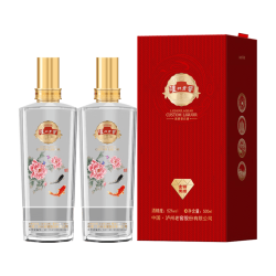 泸州老窖 金锦玉秀 52%vol 浓香型白酒 500ml*2瓶