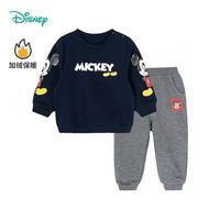 迪士尼 反季！男童加绒套装