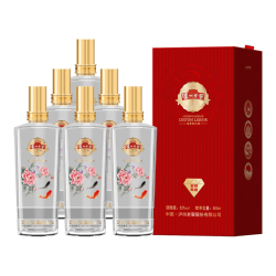 泸州老窖 金锦玉绣！ 纯粮食浓香型白酒 52度500ml*6瓶 佳节送礼