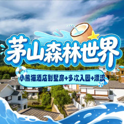 2日无限次入园｜森林别墅房1晚+小火车+丛林漂流