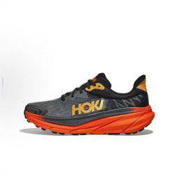 HOKA FOOT霍伽挑战者跑步鞋耐磨户外透气跑鞋防滑减震休闲男女情侣运动鞋 火山红 44