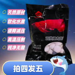水族观赏鱼缸专用盐锦鲤龙鱼鹦鹉热带鱼通用鱼盐无碘无添加拍4发5