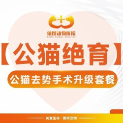 公猫去势手术升级套餐