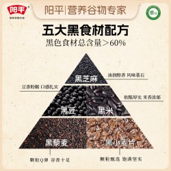 阳平 低GI黑芝麻桑森五黑粉 营养谷物