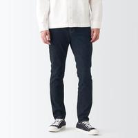 限尺码：無印良品 MUJI 无印良品 男式 棉弹力牛仔紧身裤夏