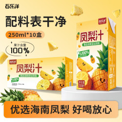 百乐洋 凤梨汁 250ML*10盒