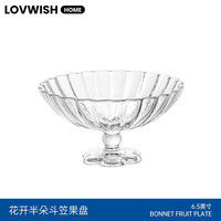 乐唯诗 花开半朵斗笠果盘6.5英寸*1