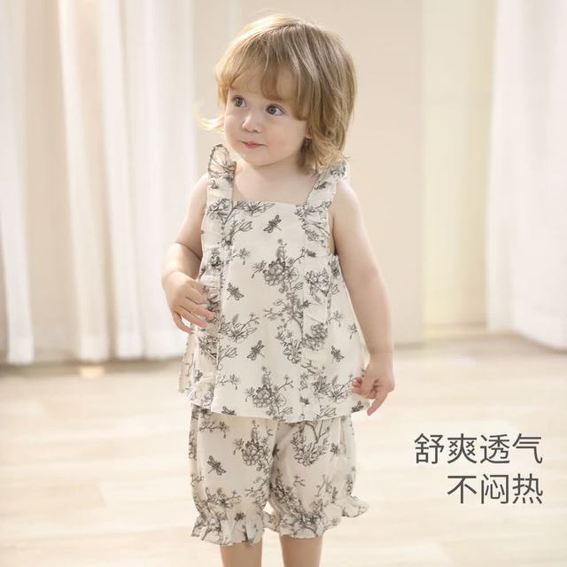 巴厘小猪 女宝宝夏套装2件套