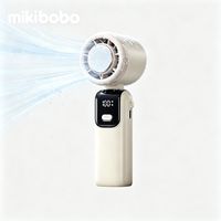mikibobo 手持半导体制冷风扇 led数显 超冰凉夏季神器