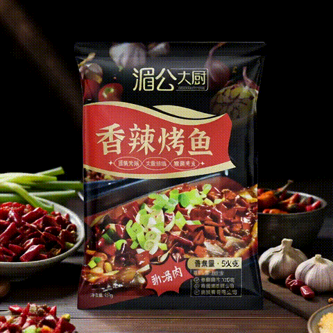 21.6元/份！今日必买：湄公大厨 香辣烤鱼 香辣味 1.15kg 2-3人份 非油炸（口味任选）