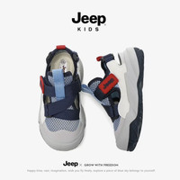 JEEP KIDS 网面镂空沙滩鞋涉水鞋 蓝色 38