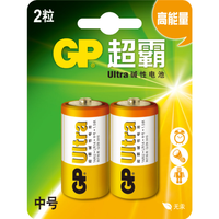 GP超霸 2号碱性电池 C型R14 1.5V