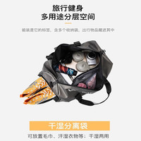 梵玺 干湿分离独立鞋仓 香槟色 旅行包
