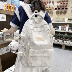 361° 书包女初高中大学生大容量双肩包ins风轻便减负学院风背包