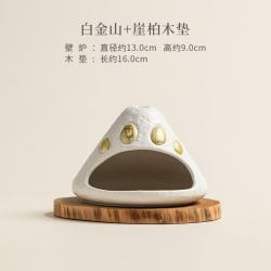 灵沐 黑白秘鲁薰衣草鼠尾草燃烧摆件