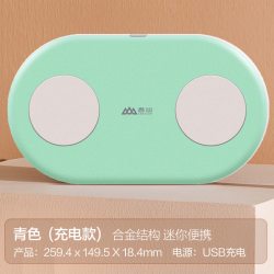 香山 迷你体脂秤电子称体重秤家用精准小型智能充电测脂称减肥女生